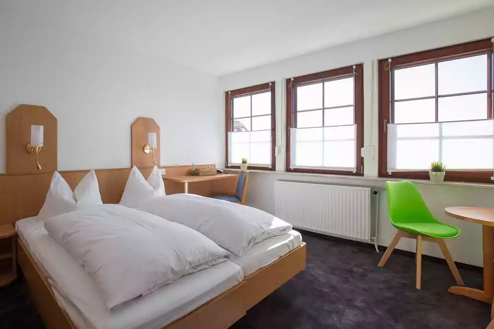 Familienkoje mit Doppelbett und Sitzecke für 2-4 Personen