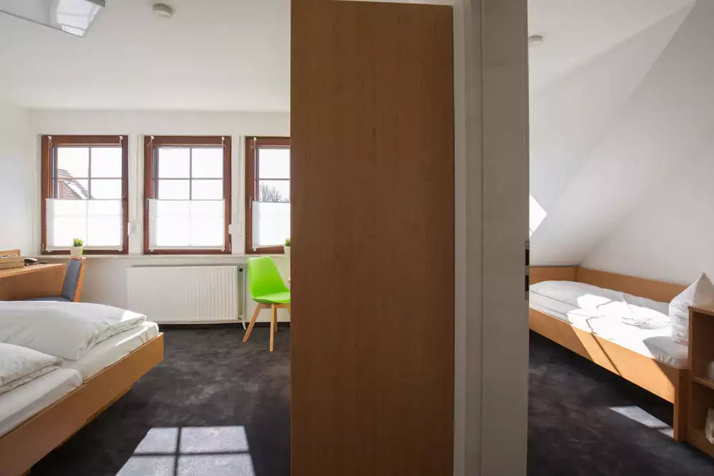 Familienkoje - ein Zimmer im Hotel Strandräuber an der Ostsee